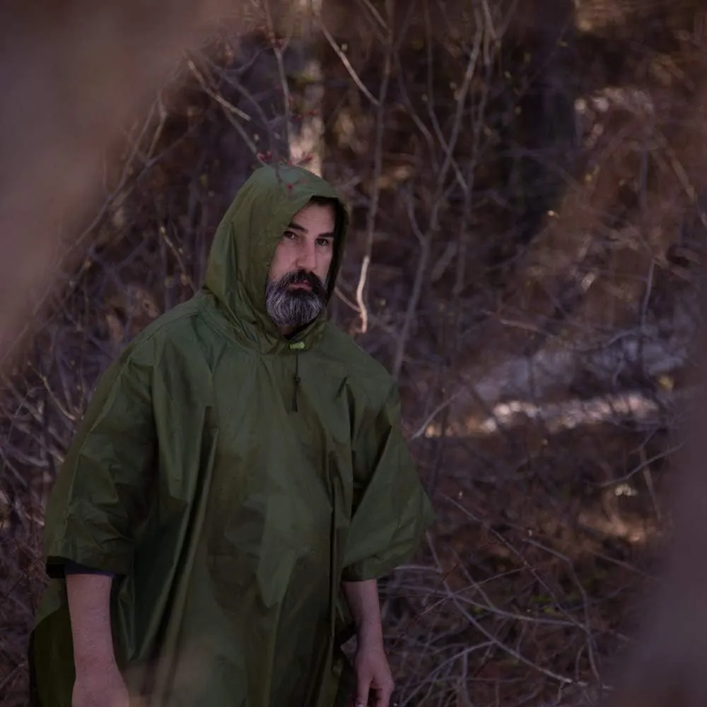 Arcturus Rain Ponchos | Adjustable Hood | Waterproof Ripstop Nylon | Great for Hunting, Fishing & Camping