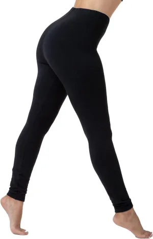 Ashen Fane Women's Stretchable Fleece Garment Dyed Winter Legging