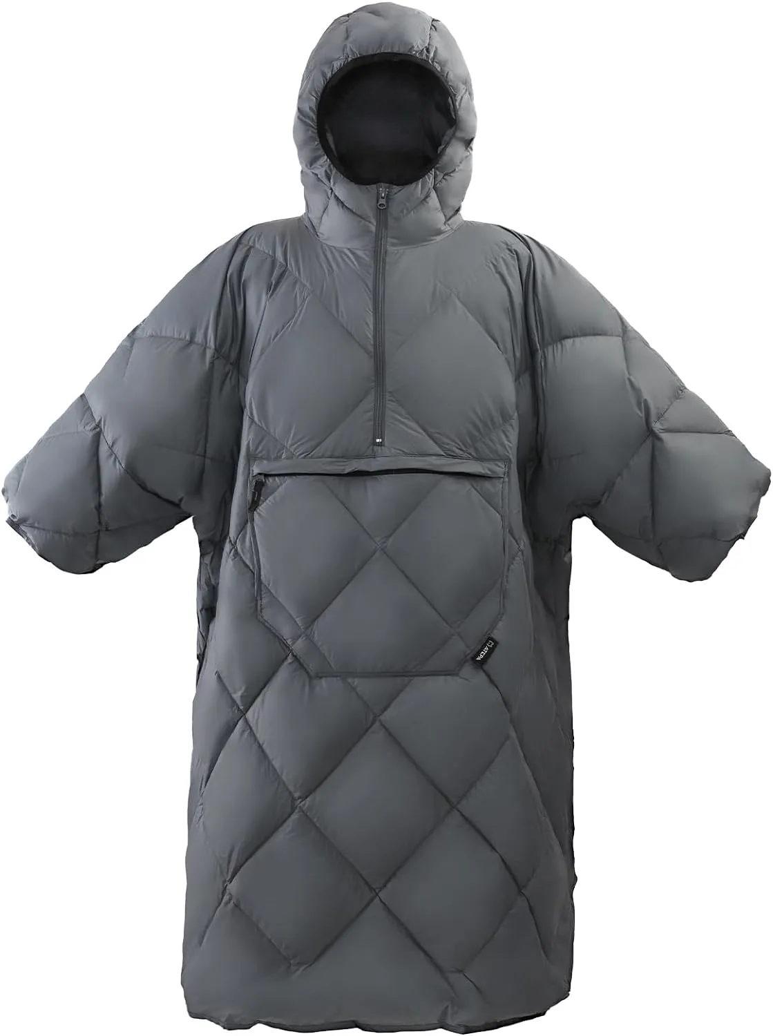 ATEPA Wearable Sleeping Bag, Recycled Stadium Blanket Packable Ultralight Warm Windproof Poncho Camping Outdoor Sports