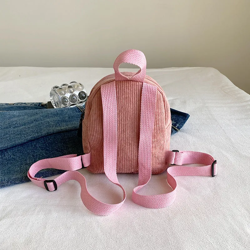 Attractive Women's Slouchy Corduroy Mini Leisure Crossbody Bags