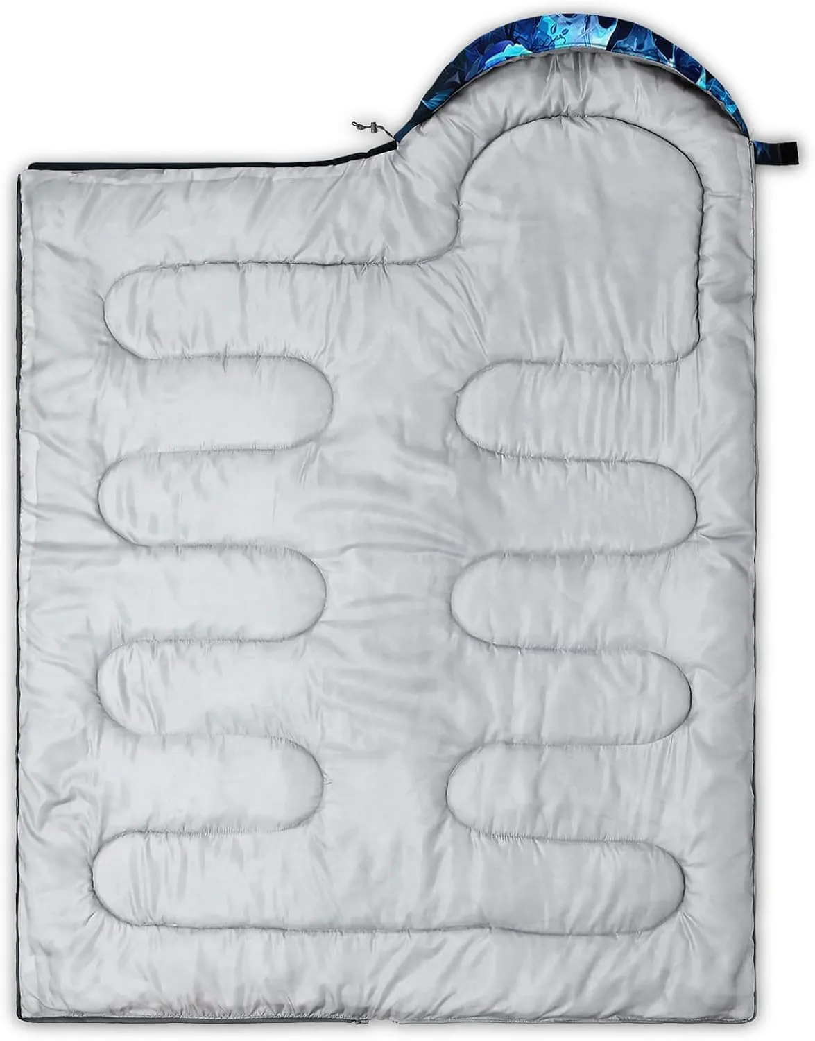 Axolotl Tiger Skin Sleeping Bag,3 Season Warm Cool Weather Waterproof Portable Camping Bag for Adults,Lightweight Backpacking Bag with Compression Sack for Camping Travelling Outdoor Picnic,Yellow