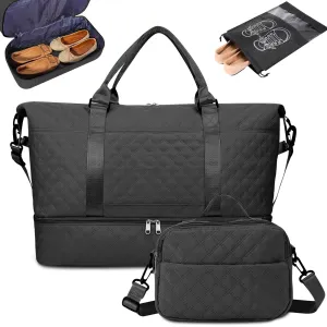Bag,Hospital Women Toiletry Duffle Pocket Bags Airplanes,Overnight Wet Men,Carry Bag with 3Pcs Bag,Weekender with Combo offer Bag on Bags for Gym Delivery,Yoga for Travel Bag for All-in-one collection and Duffel Labor