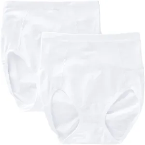 Bali Women's Ultra-Firm Control Shapewear Brief, Seamless Shaping Underwear, 2-Pack
