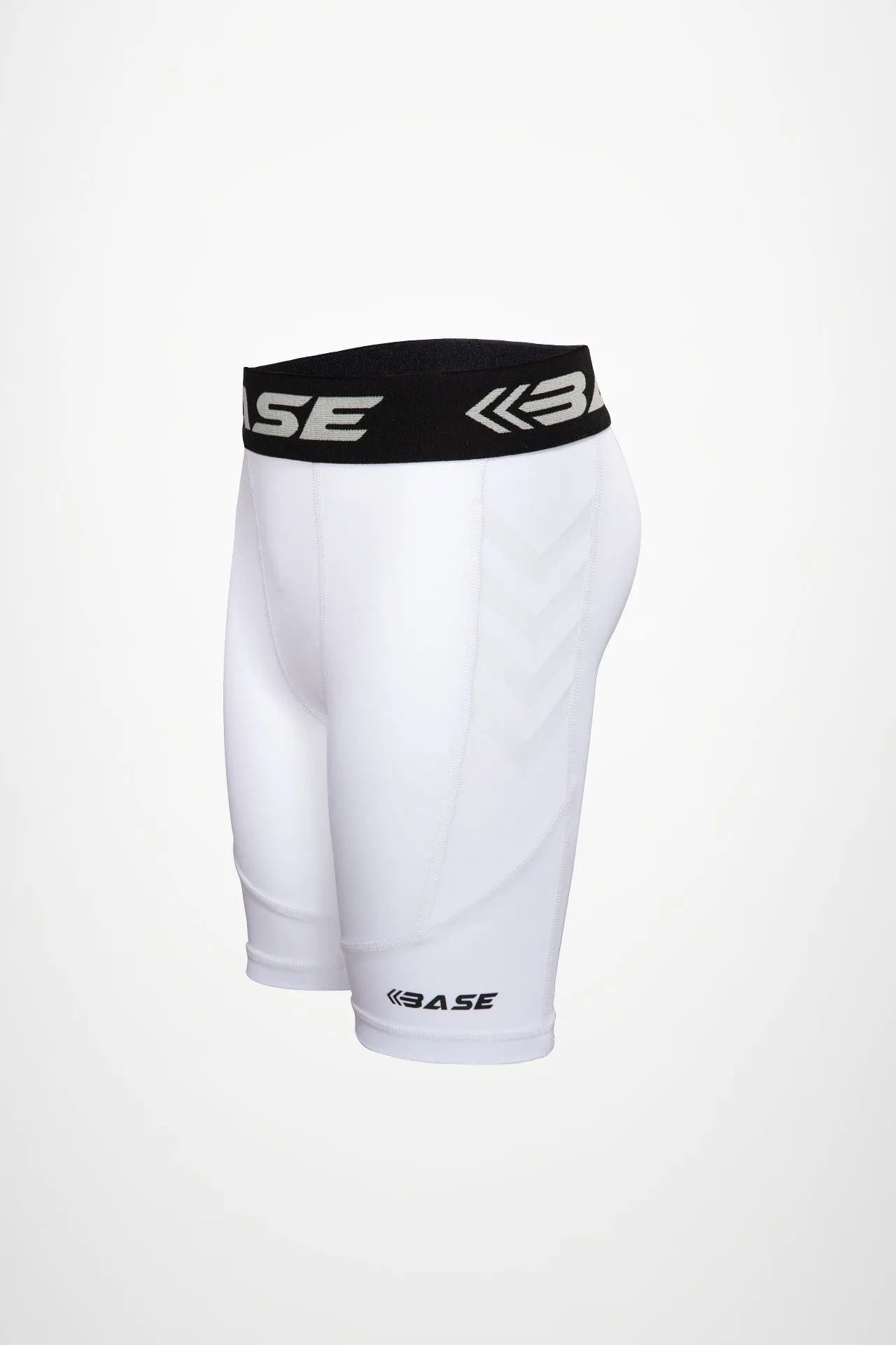 BASE Boys Compression Shorts - White