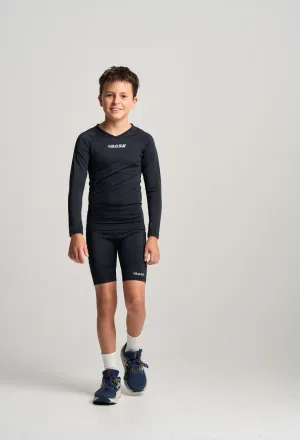 BASE Youth Long Sleeve Compression Tee - Black