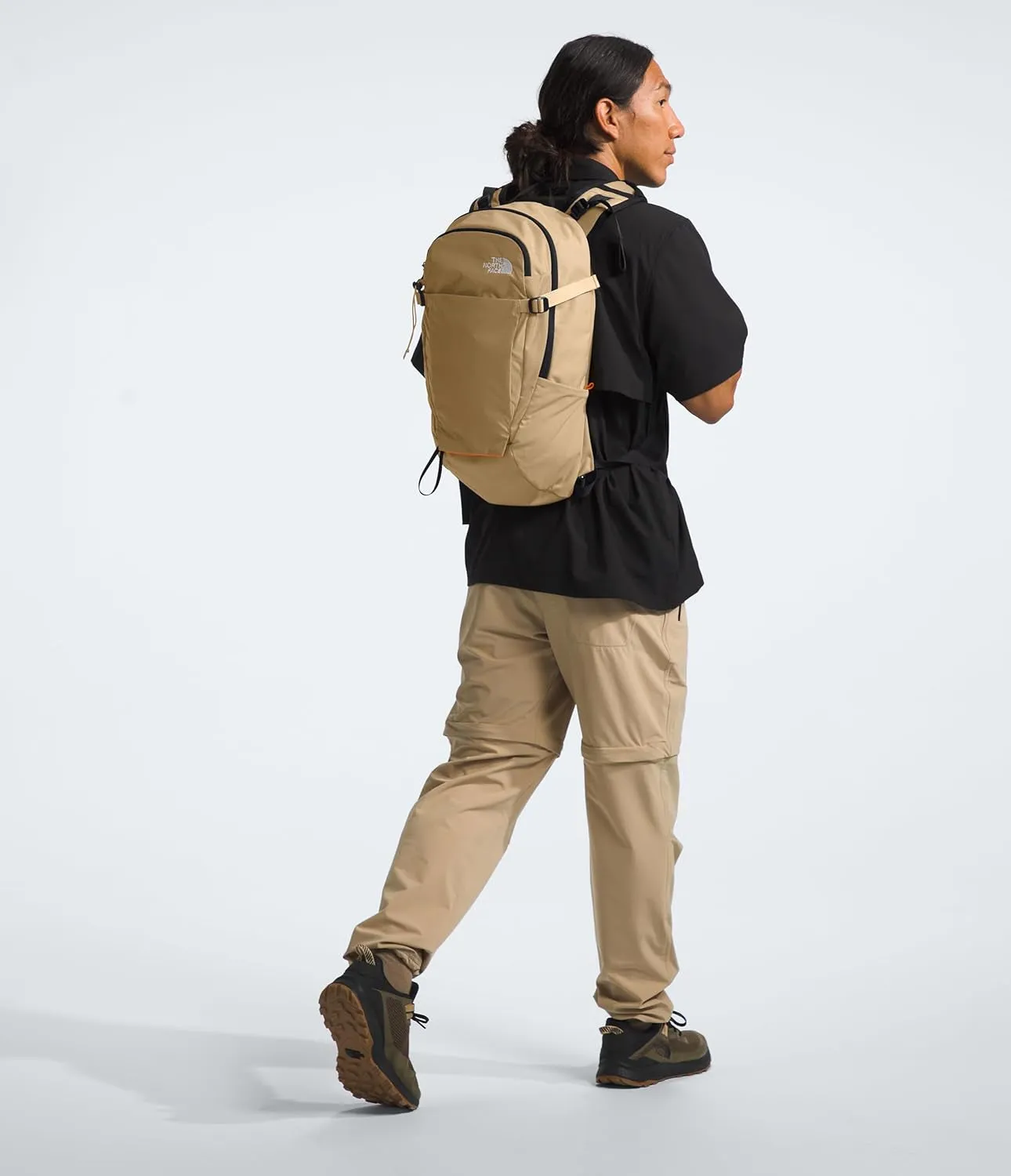 Basin 24 Liter Daypack with Rain Cover, Khaki Stone/Desert Rust, One Size