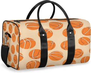 Basketball Duffle Bag for Travel, Overnight Weekend Gym Carry On Luggage Bag, Sports Travel Duffel Bag for Men Women