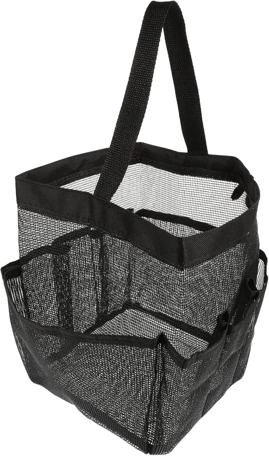 Bathroom Mesh Shower Bag Beach Mesh Shower Organizer Portable Toiletry Bag Sports Carrier