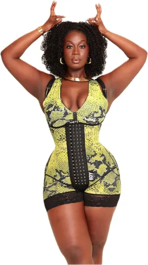 BDY Stage 2 Guitar Faja | Fupa Control Extra High Compression Fajas Colombianas Reductoras | Plus Size Fajas