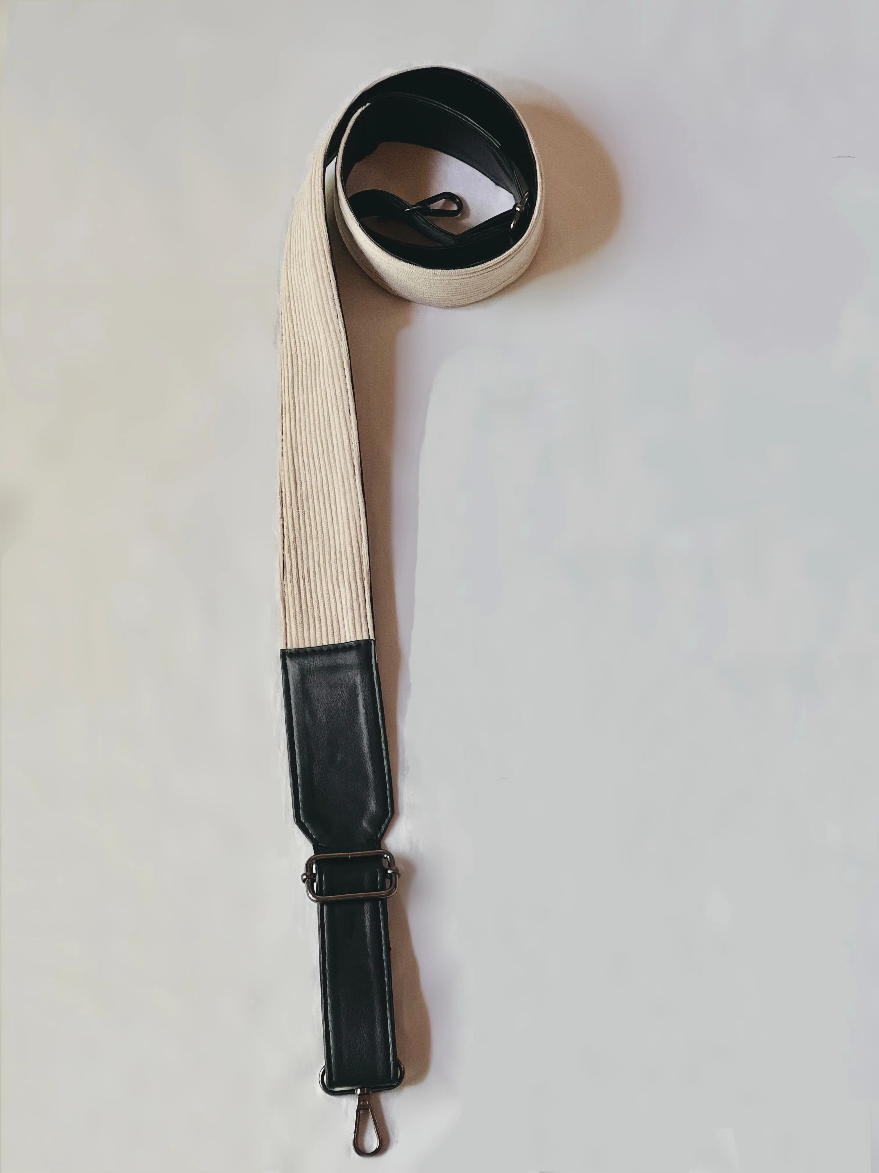 Beige Velvet Handle