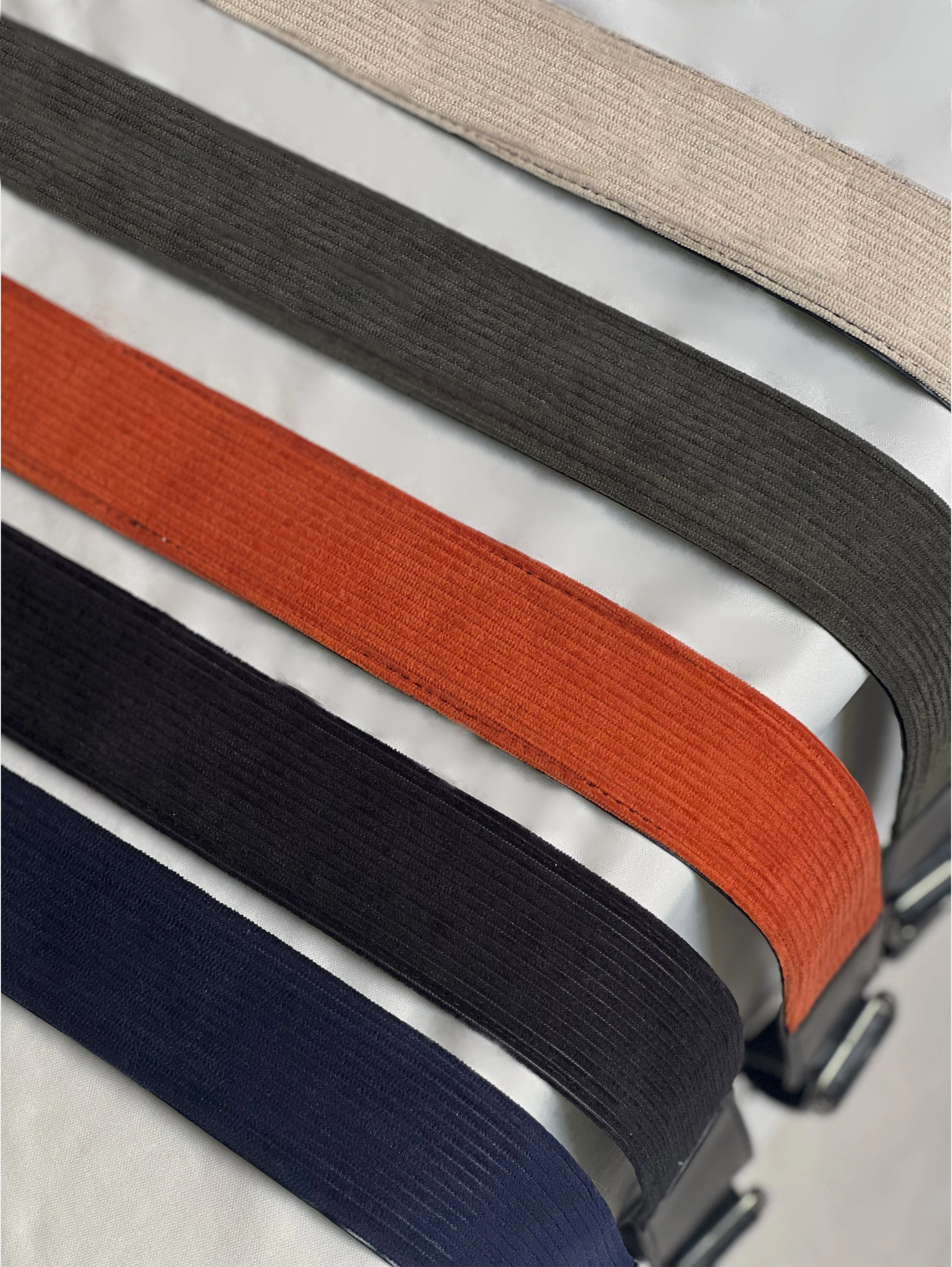 Beige Velvet Handle