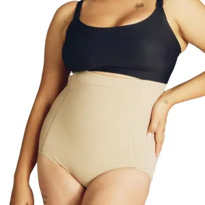Belly Bandit Postpartum Sculpting Girdle - Postpartum Belly Band to Support & Compress your Belly, Waist & Hips - Waist Corset for Core & Back Support - Small, Nude