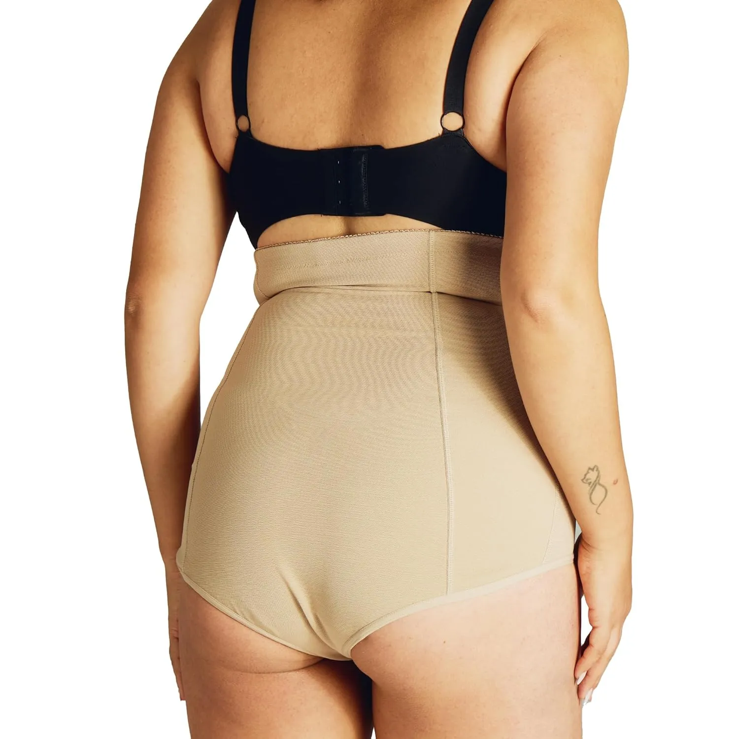 Belly Bandit Postpartum Sculpting Girdle - Postpartum Belly Band to Support & Compress your Belly, Waist & Hips - Waist Corset for Core & Back Support - Small, Nude