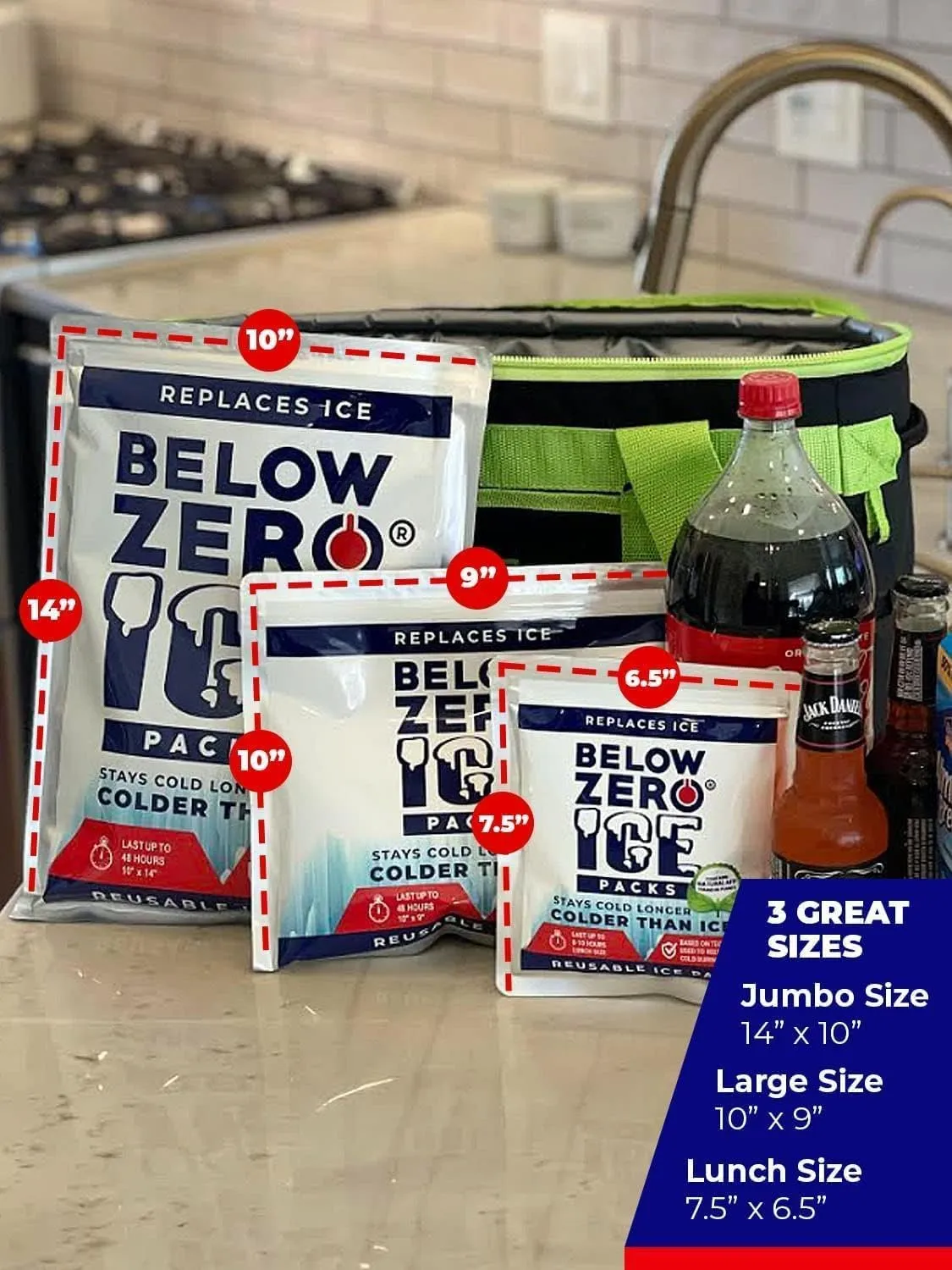 Below Zero You Fill Cooler Bags