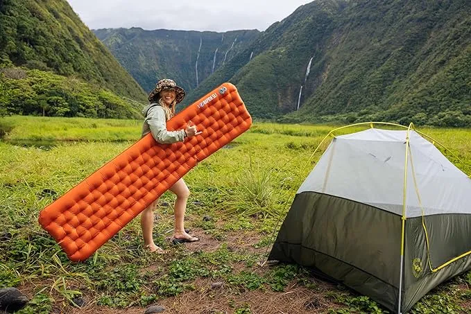 Big Agnes Rapide SL Insulated Sleeping Pad, Orange, Wide Regular (25X72)