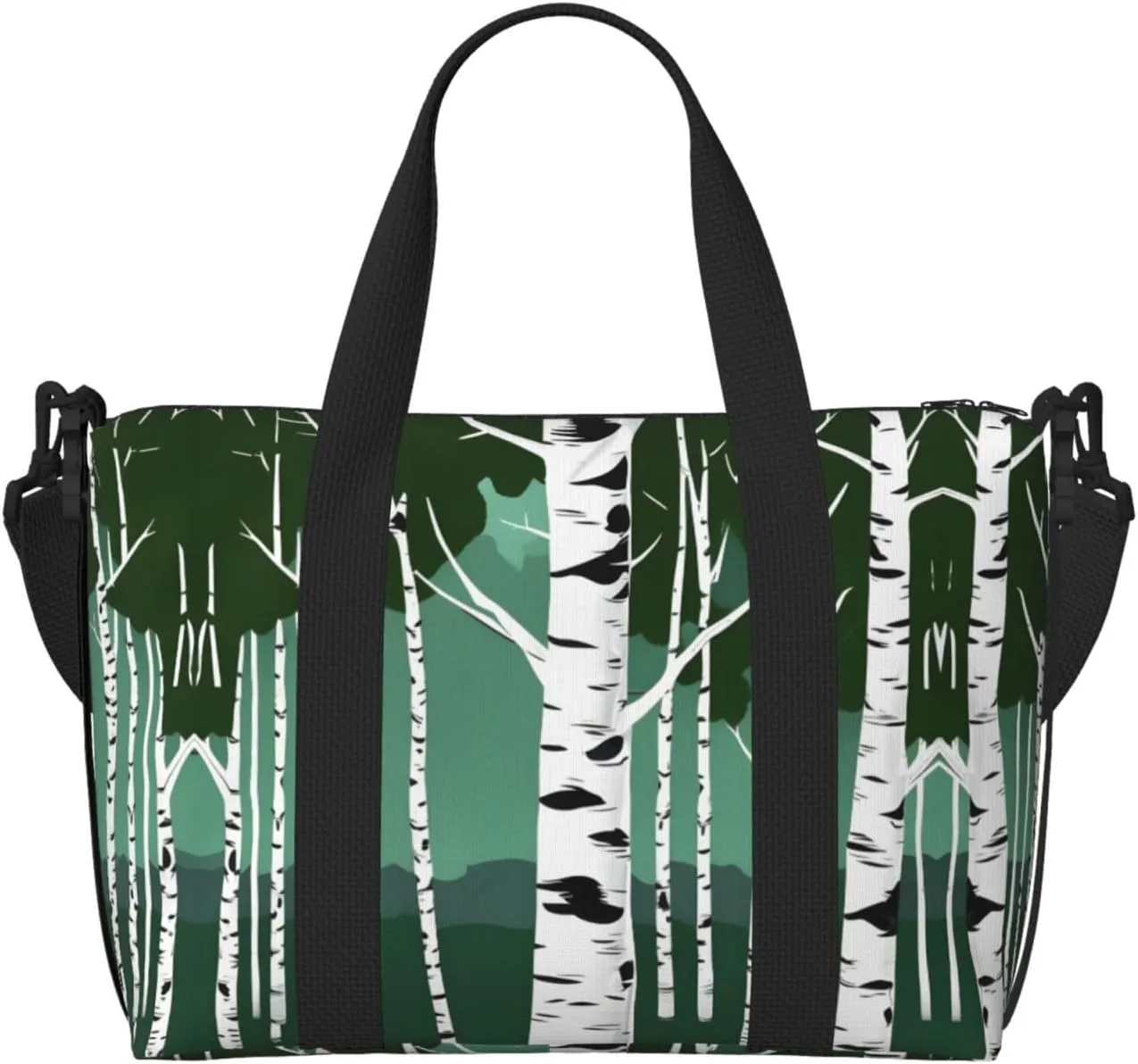 Birch Trees Duffel Bags for Traveling - Lightweight Personal Item Travel Bags, Gym Bags for Men and Women