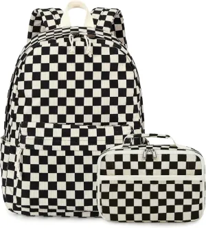 Bluboon Backpack for Girls Kids Preschool Backpack with Lunch Box Kindergarten Bookbag Toddler School Bags Set
