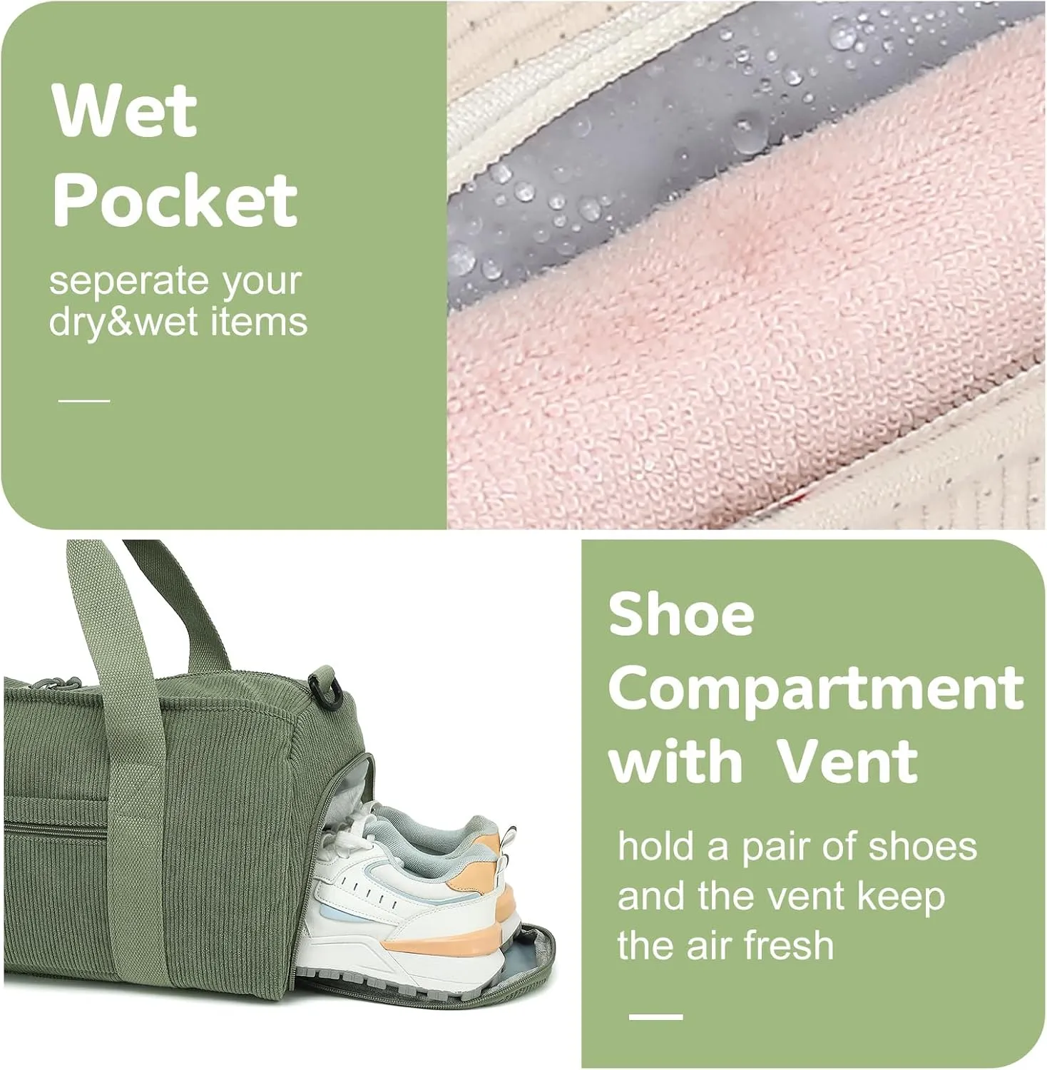BLUBOON Duffle Bag Girls Kids Cute Gym Bag with Shoes Compartment & Wet Separation Waterproof Sports Overnight Travel Bag