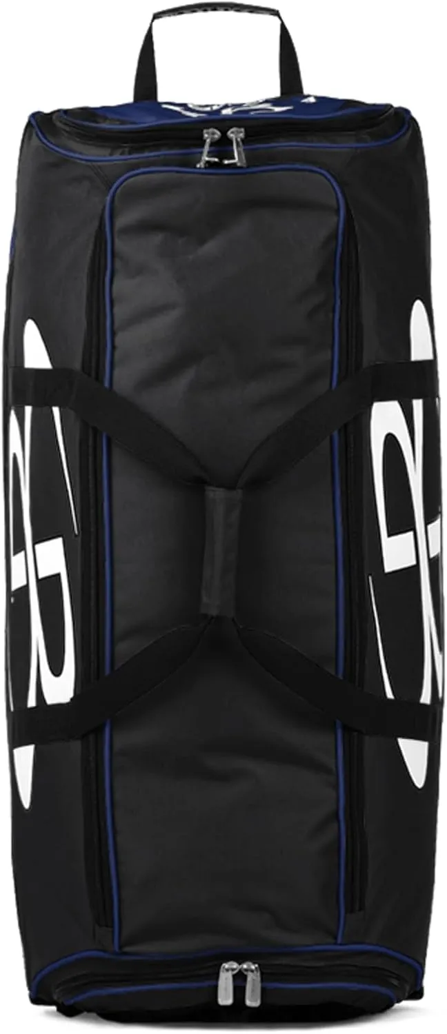 Boombah Brute Rolling Bat Bag - 35" x 15" x 12-1/2" - Multiple Color Options - Holds 4 Bats and Room for Gear - Wheeled Bag