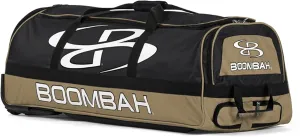 Boombah Brute Rolling Bat Bag - 35" x 15" x 12-1/2" - Multiple Color Options - Holds 4 Bats and Room for Gear - Wheeled Bag