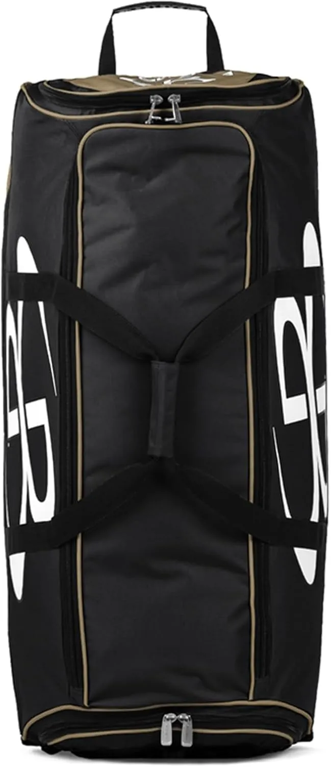 Boombah Brute Rolling Bat Bag - 35" x 15" x 12-1/2" - Multiple Color Options - Holds 4 Bats and Room for Gear - Wheeled Bag