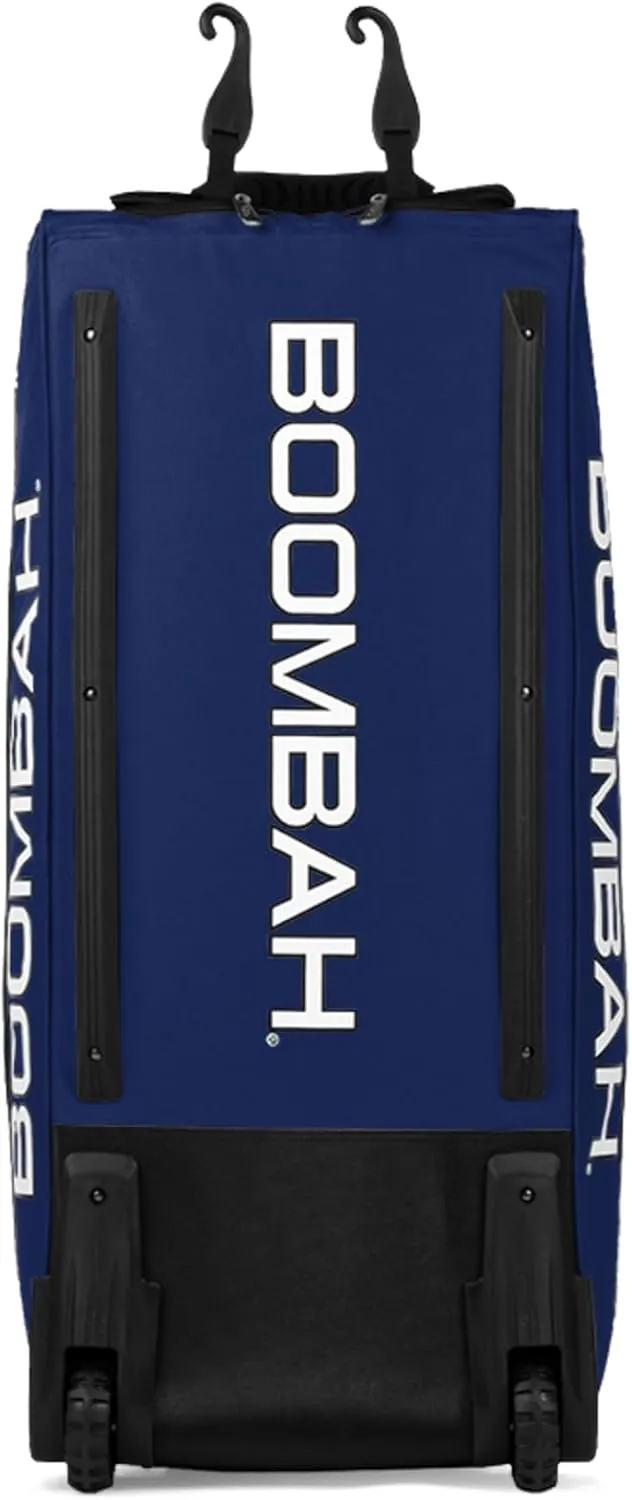 Boombah Brute Rolling Bat Bag - 35" x 15" x 12-1/2" - Multiple Color Options - Holds 4 Bats and Room for Gear - Wheeled Bag