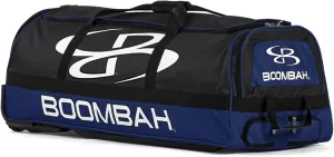 Boombah Brute Rolling Bat Bag - 35" x 15" x 12-1/2" - Multiple Color Options - Holds 4 Bats and Room for Gear - Wheeled Bag
