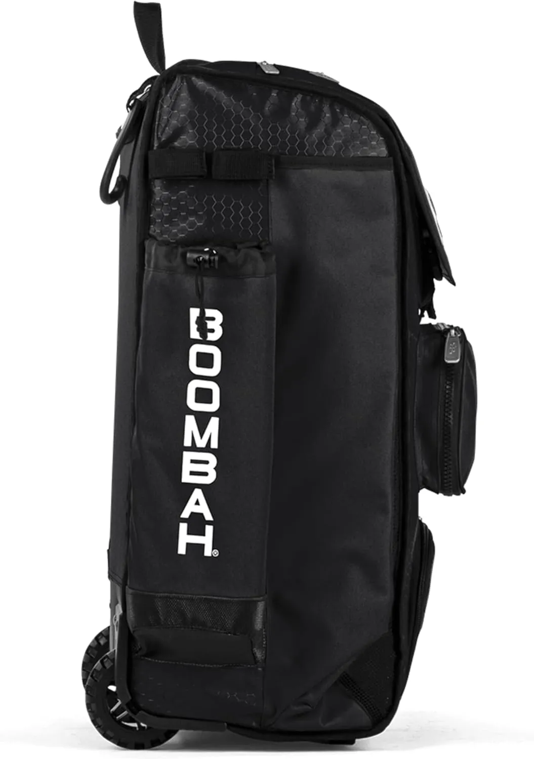 Boombah Rolling Catcher's Superpack Baseball/Softball Gear Bag - 23-1/2" x 13-1/2" x 9-1/2" - Multiple Colors - Telescopic Handle and Holds 4 Bats - Wheeled Version