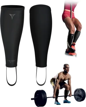 BREAKING LIMITS Deadlift Shin Guards – 7MM Shin Guard for Rope Climbing – Shin Sleeve Calf Protection Weight Lifting - Men & Women (1 Pair)