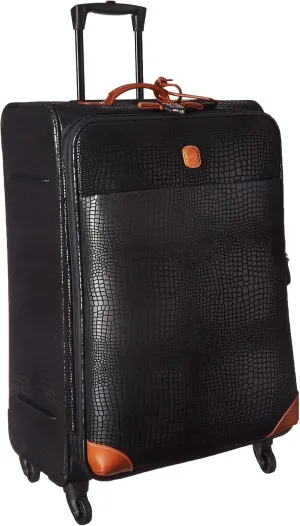 Bric's Mysafari 30 Inch Large Widebody Expandable Spinner, Black, One Size