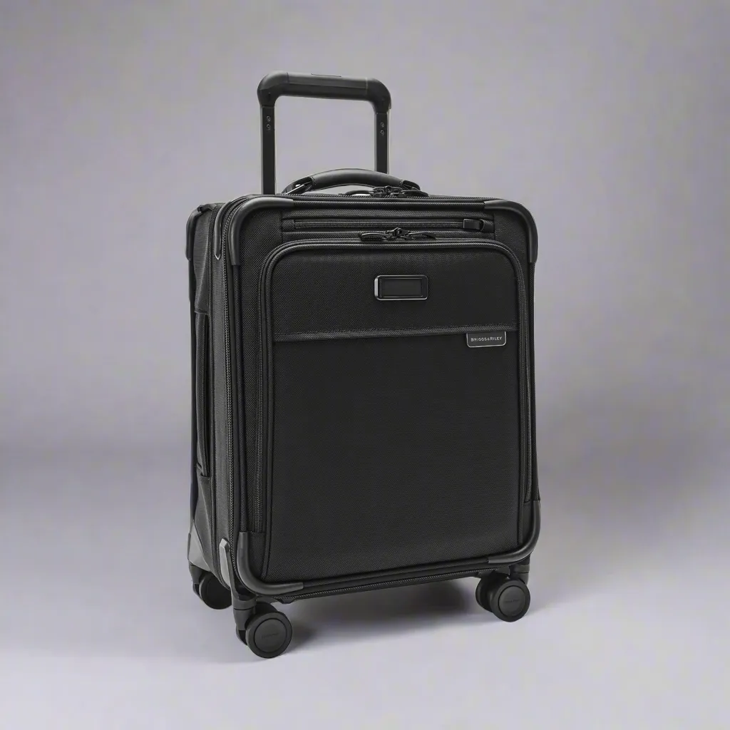 Briggs & Riley Baseline Compact 19" Softside Carry-On Spinner (Free Monogram)- BLU119CXSP