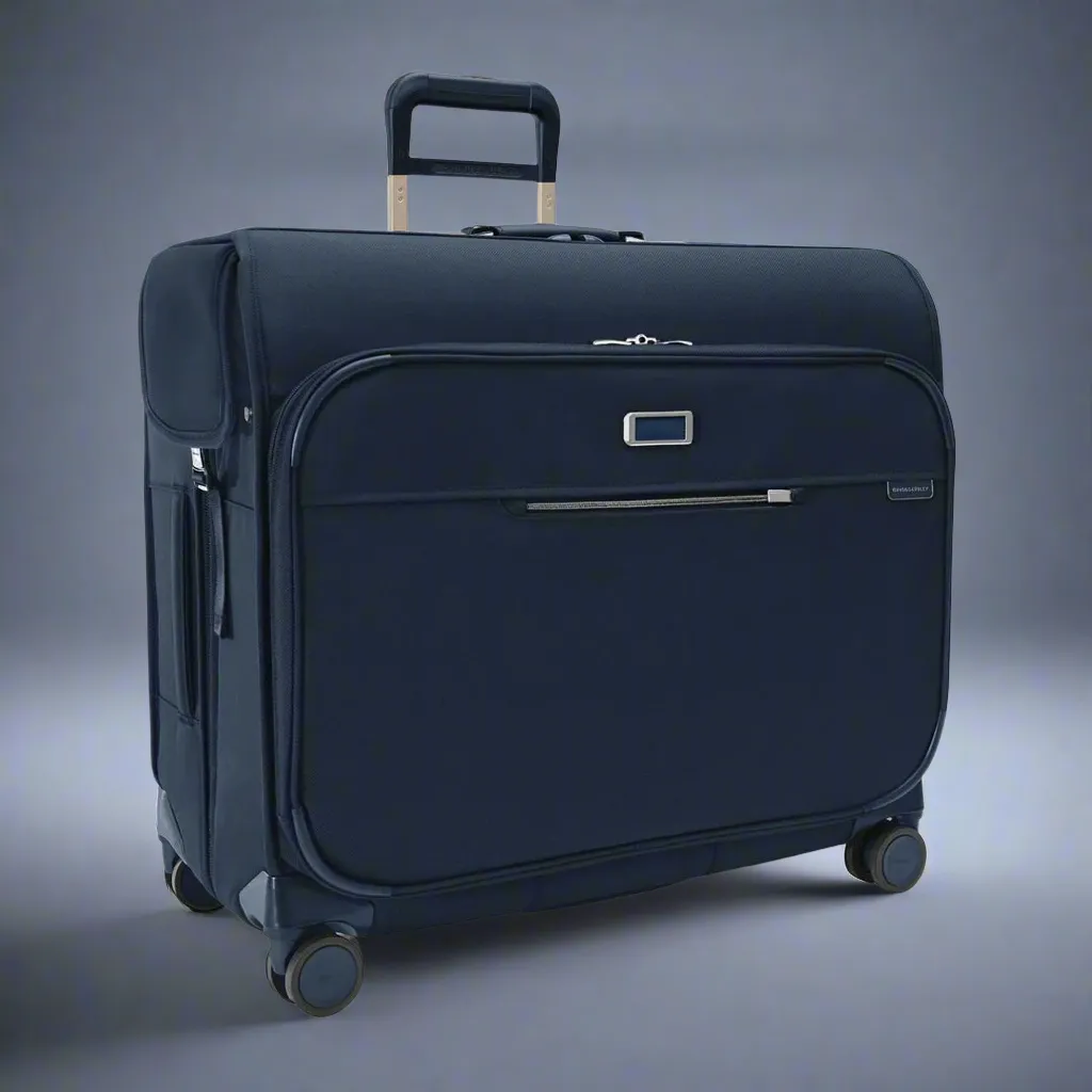 Briggs & Riley Baseline Deluxe Wardrobe Softside Spinner Hangable Garment Bag (Free Monogram)- BLU177SP