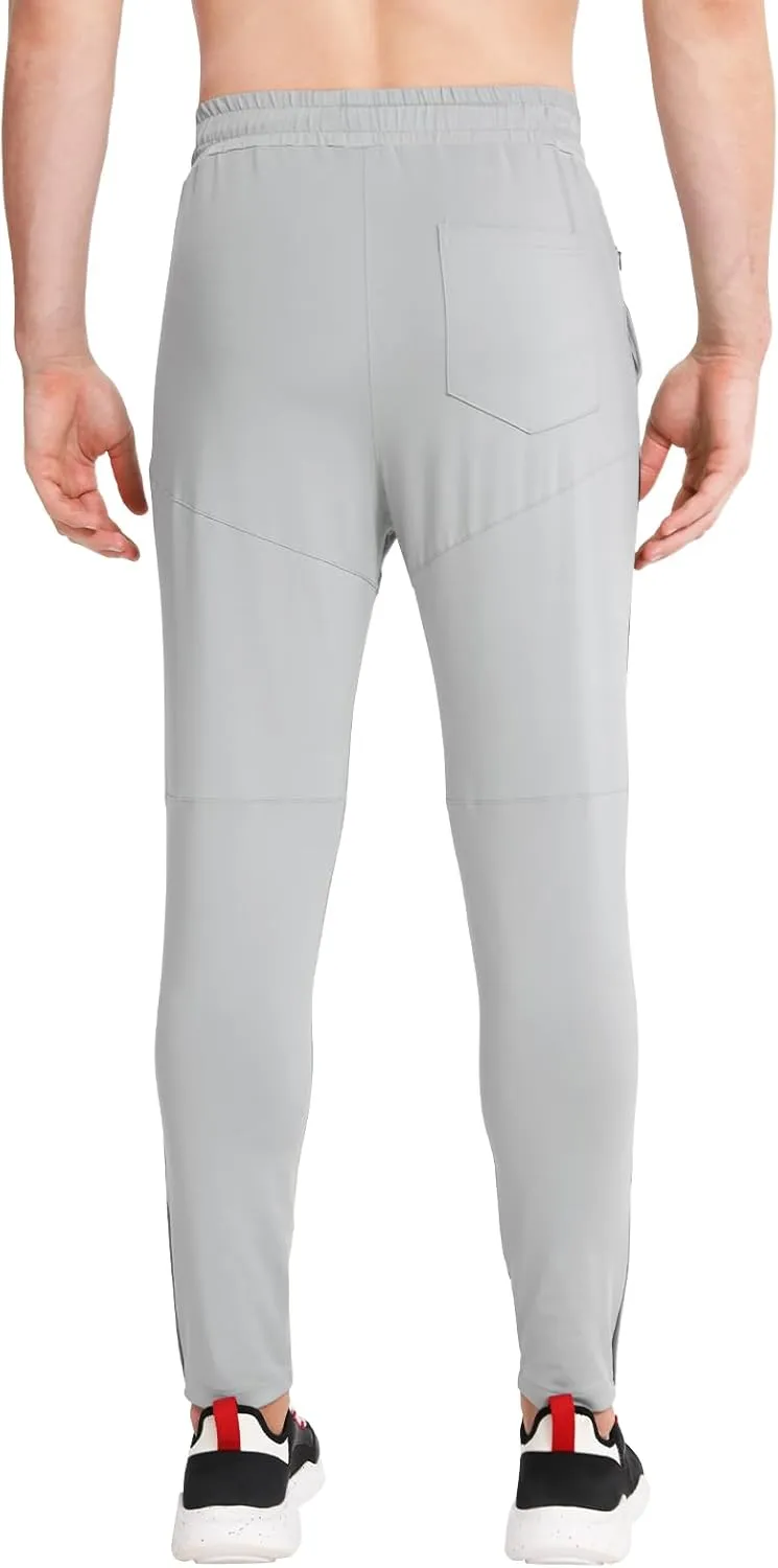 BROKIG Mens Tapered Gym Joggers,Men's Lightweight Jogging Pants Quick Dry Casual Athletic Running Workout with Pockets