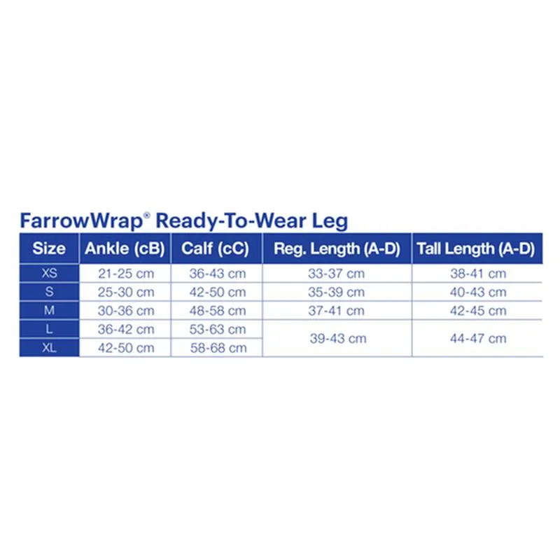 BX/1 JOBST FARROWWRAP LITE READY-TO-WEAR LEGPIECE 20-30 MMHG, EXTRA LARGE REGULAR, TAN