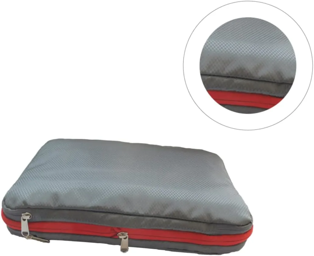 Cabilock Waterproof Compression Pack Storage Bags for Clothes Compression Bags Clothes Storage Bag Compress Bag Sealed Storage Bag Save Space Organizer Grey