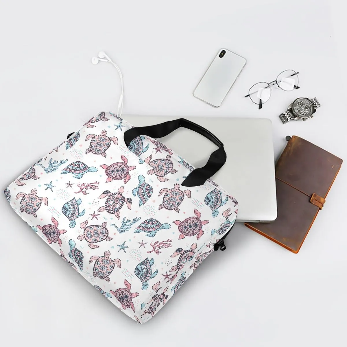 Cactus Navy BlueDesign Laptop Bag Business Professional Travel Slim Commuter Briefcase for 16 Inch Laptop