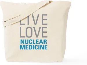 CafePress Nuclear Medicine Tote Bag Reusable Natural Beige Canvas Shopping Bag