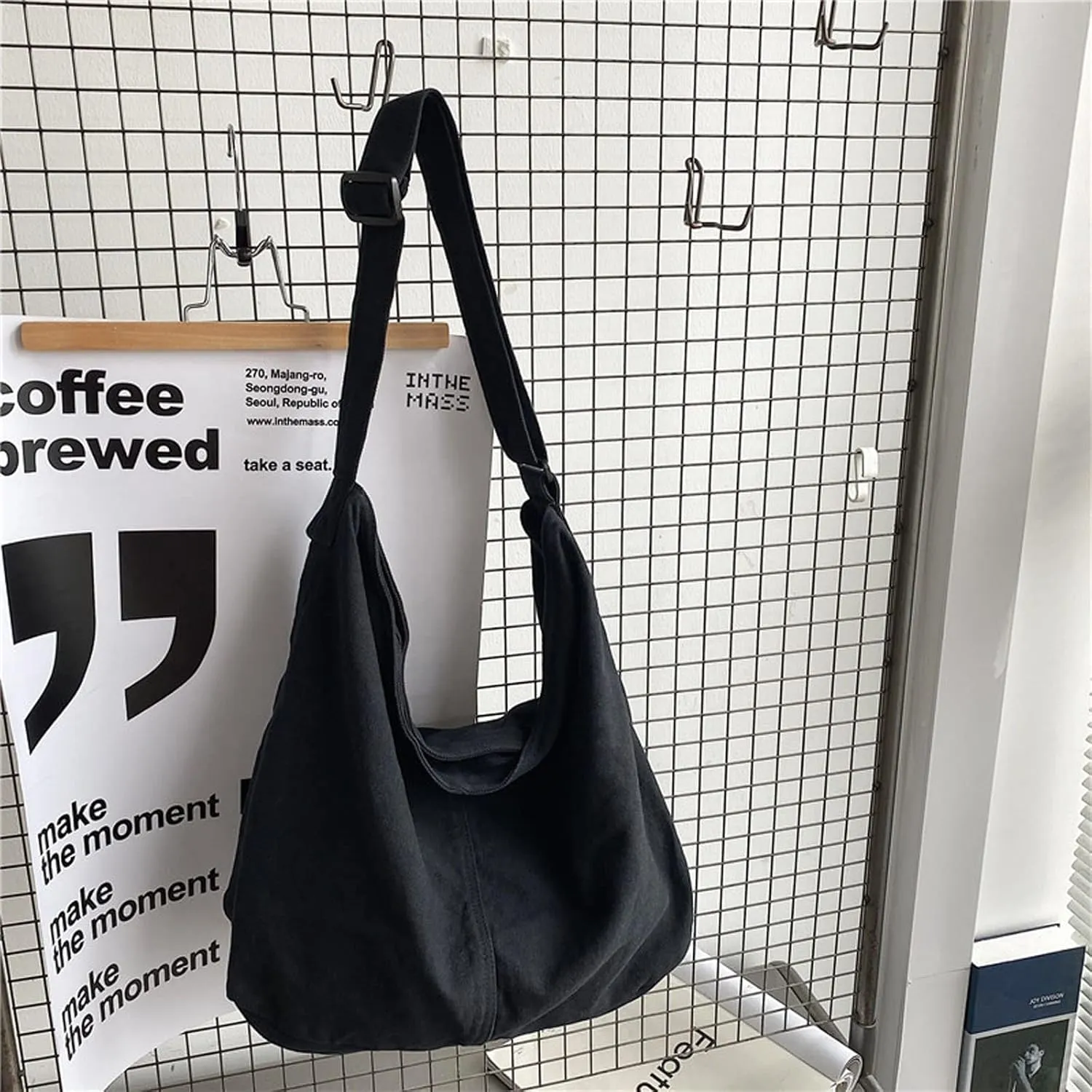 Canvas Shoulder Bag Female Shopper Large Capacity Messenger Handbag Designer