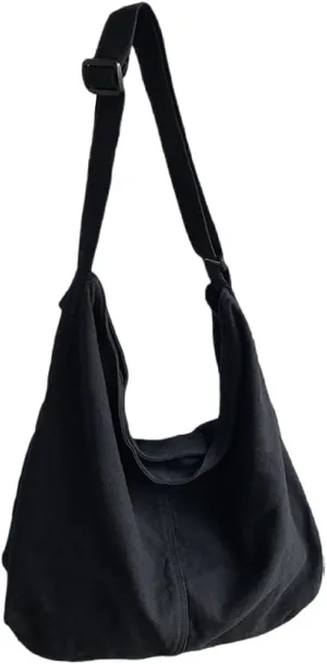 Canvas Shoulder Bag Female Shopper Large Capacity Messenger Handbag Designer