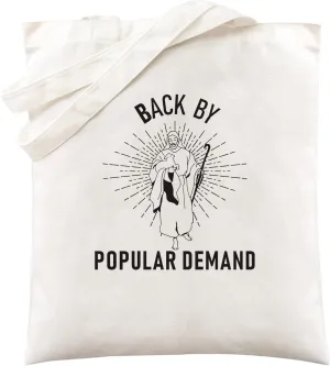 Canvas Shoulder Tote Bag for Men Women - Easter Graphic Unisex Reusable Grocery Bags