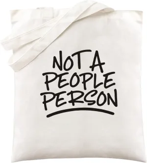 Canvas Shoulder Tote Bag for Men Women - Funny Saying I Am The Black Sheep Graphic Bag Unisex Reusable Grocery Bags