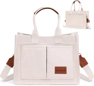 Canvas Tote Bag for Women, Large Work Purses Bible Tote