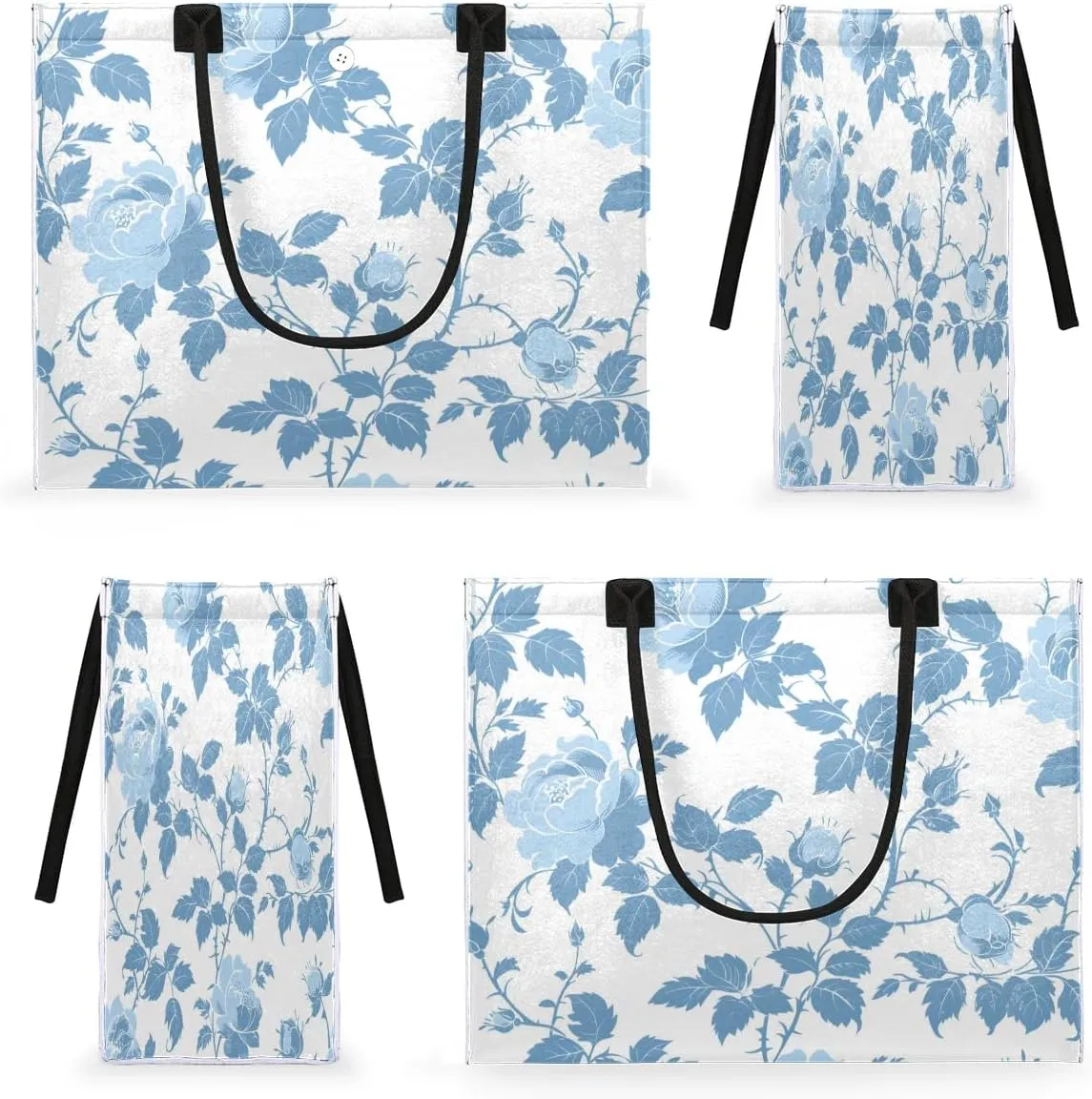 Canvas Tote Bag for Women - Reusable Tote Shoulder Bag Casual Bag for Vacation, Shopping, Work, Gym