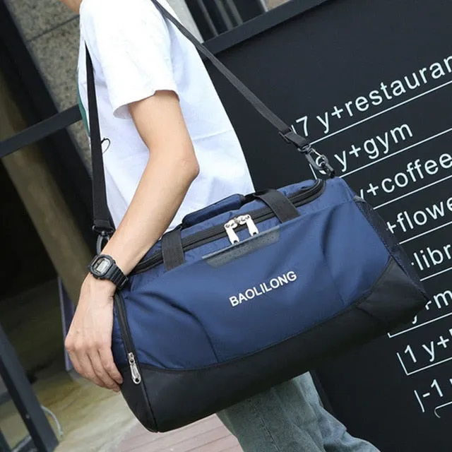 Capacity Bag Sports Duffle Professional Waterproof Travel Exclusive products Backpack Gym Bag Sports Huge offer Men/Women Large Large Polyester Bag Packable
