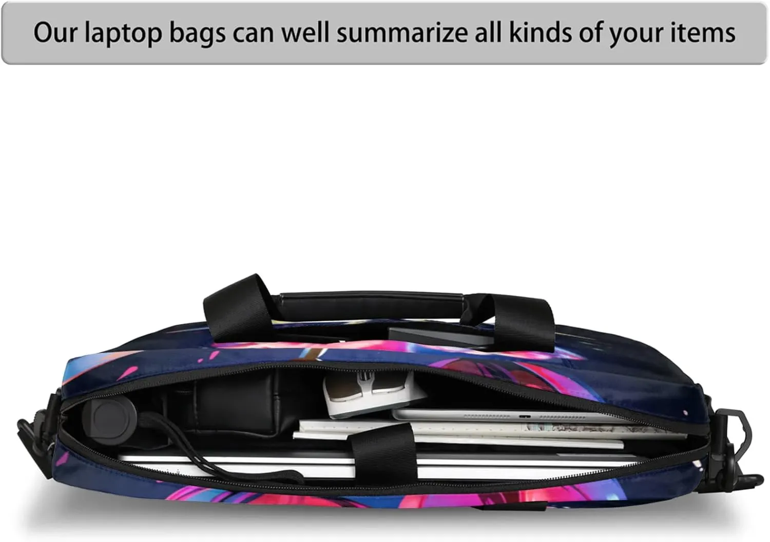 cfpolar Laptop Bag Laptop Satchel Briefcase Adjustable shoulder Carrying for 15 inch-16 inch Laptop-3