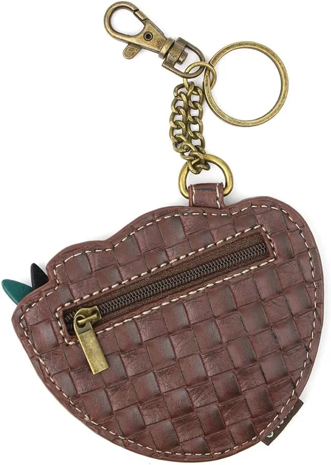 CHALA Handbags Brown/Olive Canvas Patch Cross-body Messenger Bags with 2021 new Key-fob