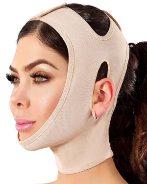Chin lipo Compression Faja #1509-Facial Slimming and Post-Surgery Support