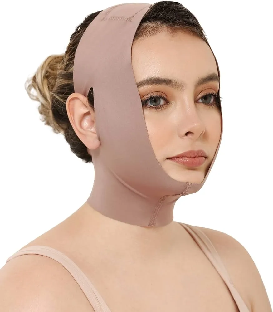 Chin lipo Compression Faja #1509-Facial Slimming and Post-Surgery Support