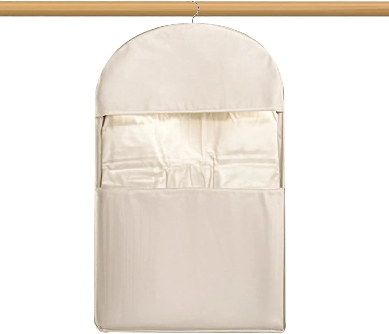 Clothing Organizer Bag - -Compression Garment Bag, Zippered Closet Storage Bag, Storage Bag for Hanging Clothes, Protective Cover for Suits and Dresses with for Organizing Wardrobes in Apartments