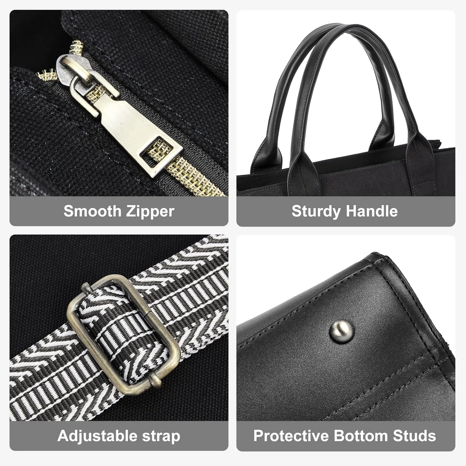 CLUCI Laptop Tote Bag for women 15.6 inch Computer Briefcase Leather Work Shoulder Bags Handbag for Office,School,Travel